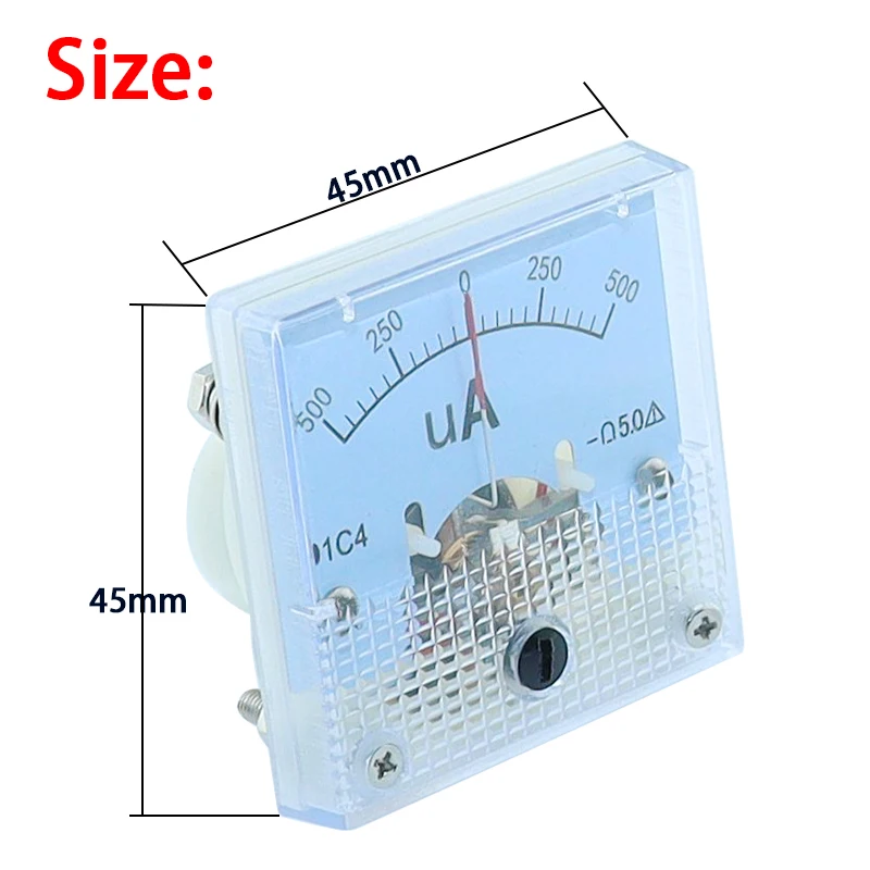 91C4-UA DC Pointer type Ammeter 50A -0 - 50A 100A -0 - 100A 200A -0 - 200A 300A -0 - 300A Analog Mechanics Plate table