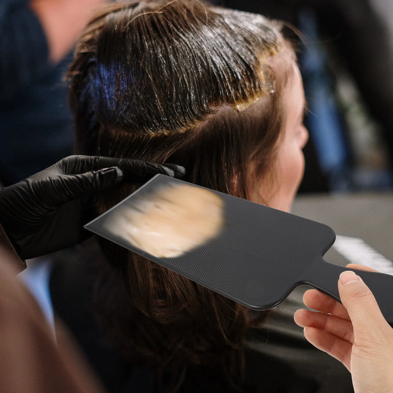 

Hair Coloring Board Professional Hair Dyeing Tool For Salon Home Diy Use Durable Lightweight Highlighting Applicator Plate