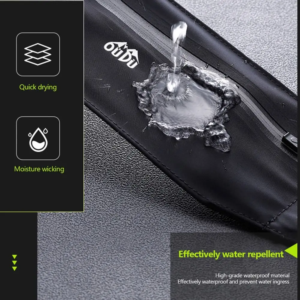 Men Waterproof Running Belt Outdoor Sports Running Gear Waist Bag Mobile Phone Cell Phone Pouch Jogging