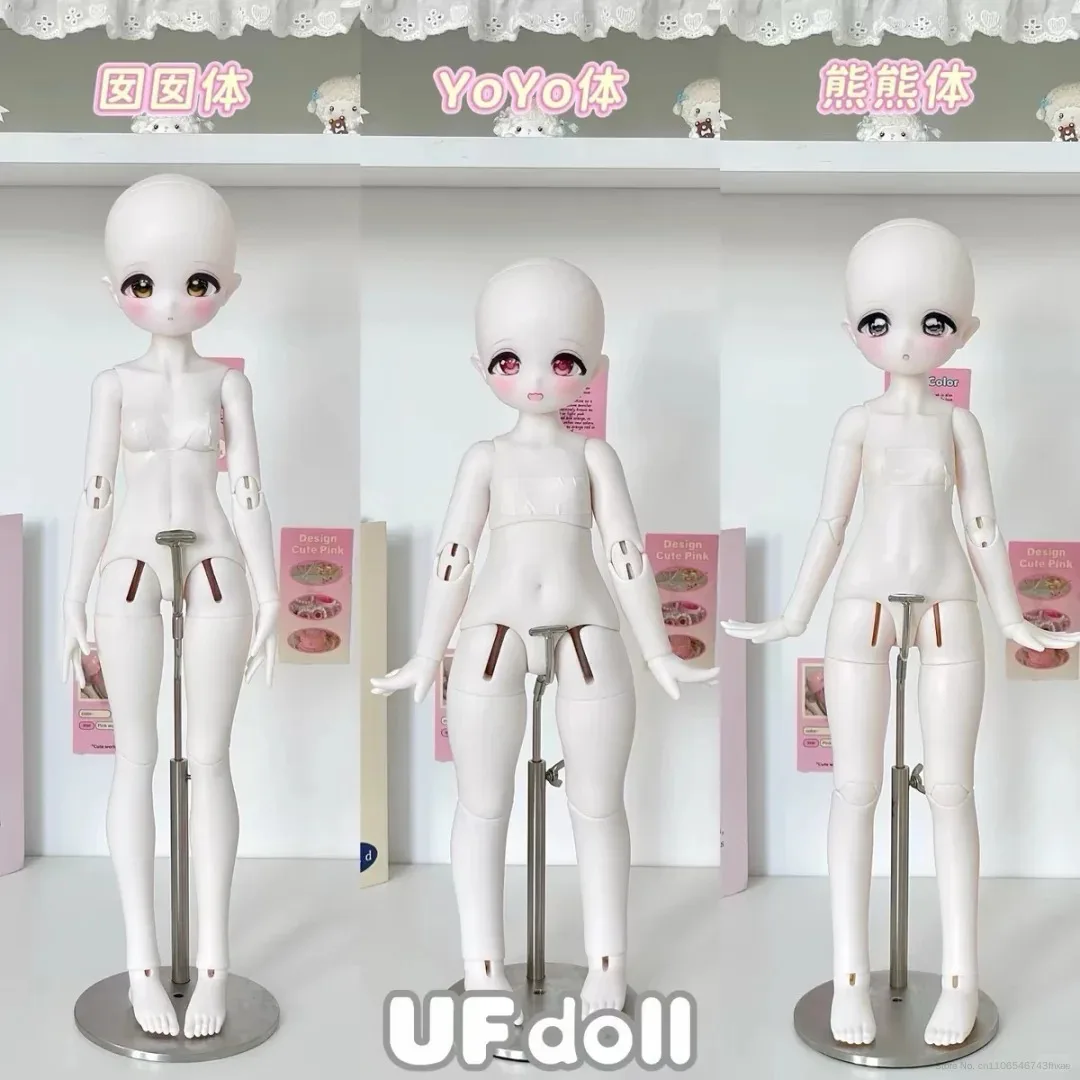 UFDOLL YOYO Body 1/4 MJD BJD Doll Body Fat 4 Points PVC Body With Hand Parts Adapter For Doll Head Replacement No Head No Certif