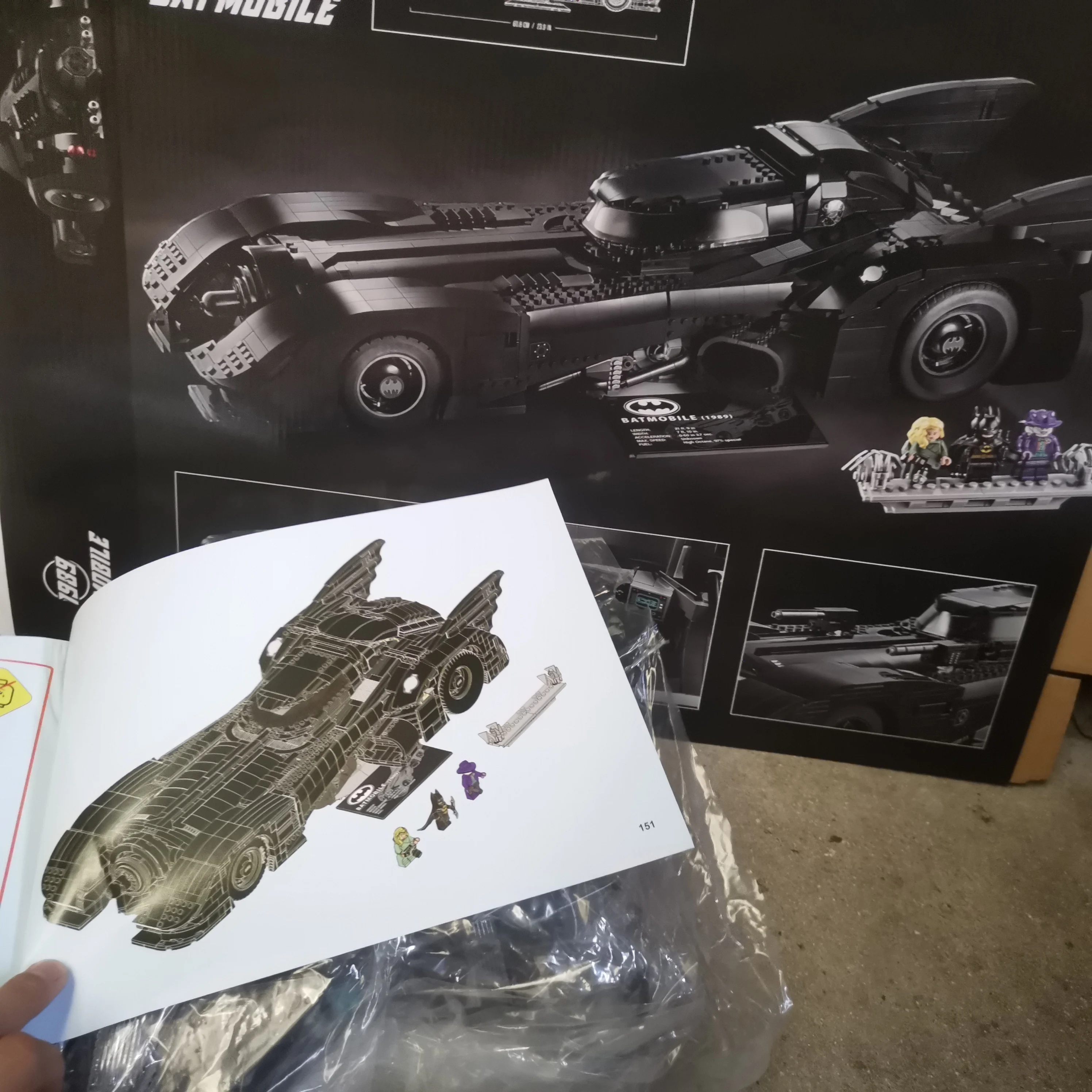 With Original Box 6229 87041 Blocks Set The Tumble 76139 - Famous Movie Super Car Model Brick Toy for Kids Christmas Gifts moc