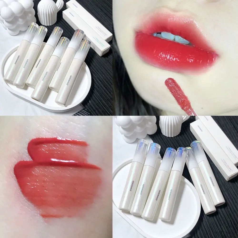 6 colori specchio smalto per labbra cosmetici idratare specchio a lunga durata Lipgloss strumento di trucco impermeabile rossetto setoso donne