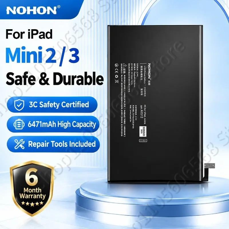 NOHON Tablet Battery For iPad Mini 2 3 Battery A1489 A1490 A1491 A1512 A1599 A1600 1601 for iPad Mini2 Mini3 Bateria Replacement
