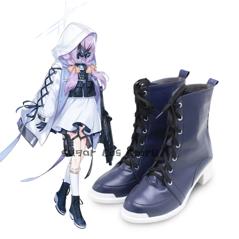 Neues Spiel blau Archiv Hakari Atsuko Cosplay Schuhe Stiefel Frauen Männer Halloween Karneval Rollenspiel Party Outfit Requisite Geschenk nach Maß