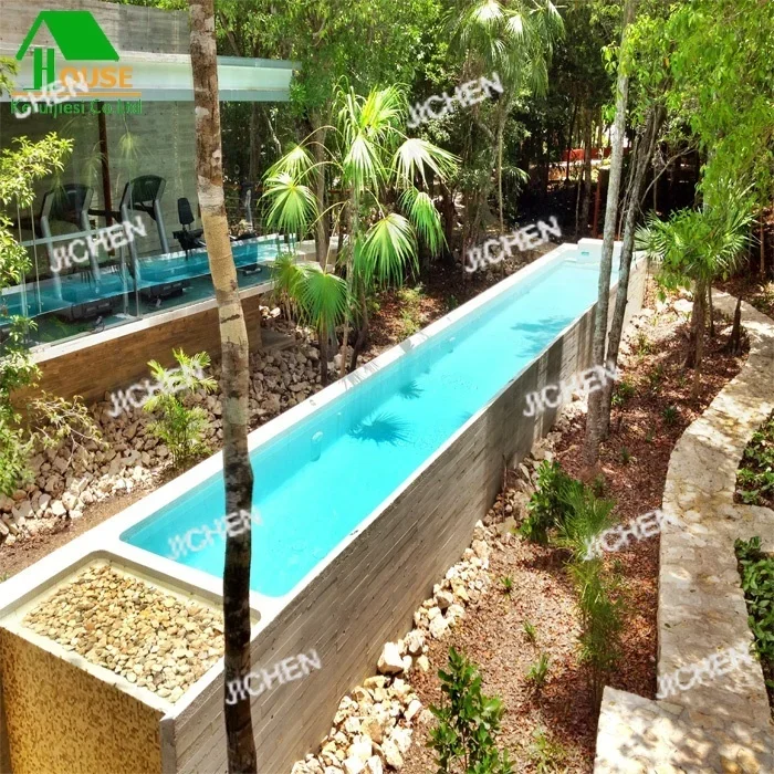 

Контейнерный бассейн HS Deposit20Ft 40ft в современном стиле, изготовленный на заказ