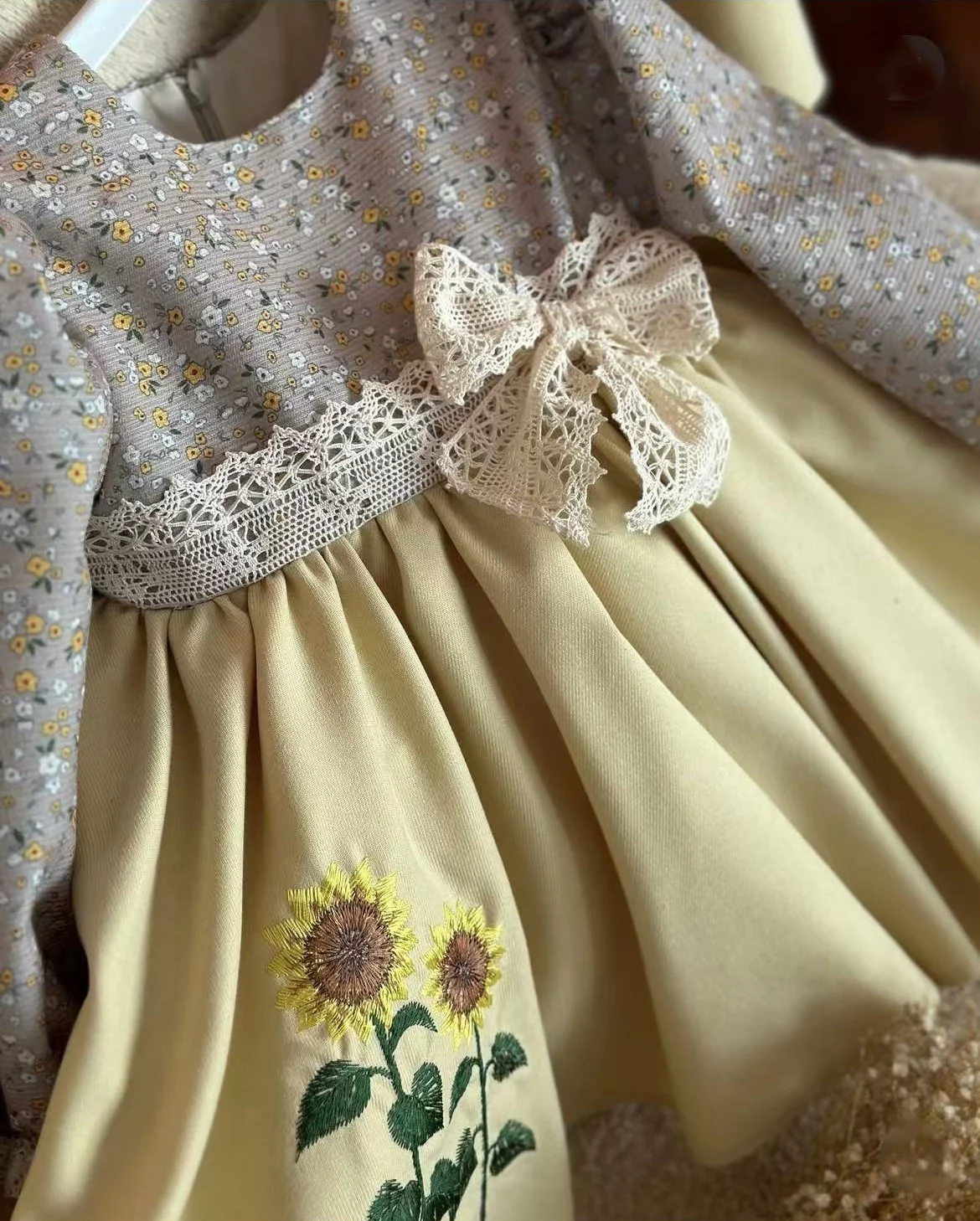 Baby Girl Spring Summer Yellow - огляд і ціна Embroidery Yellow Dress