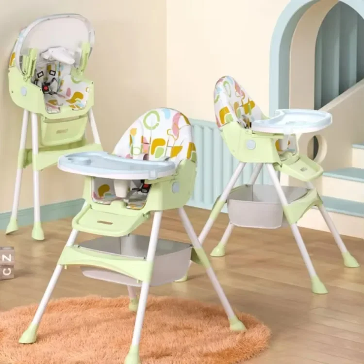 Baby High Chair Feeding Table Suitable for Children 6 Months To 6 Years of Age with Multi-functional Adjustable Dining Chair