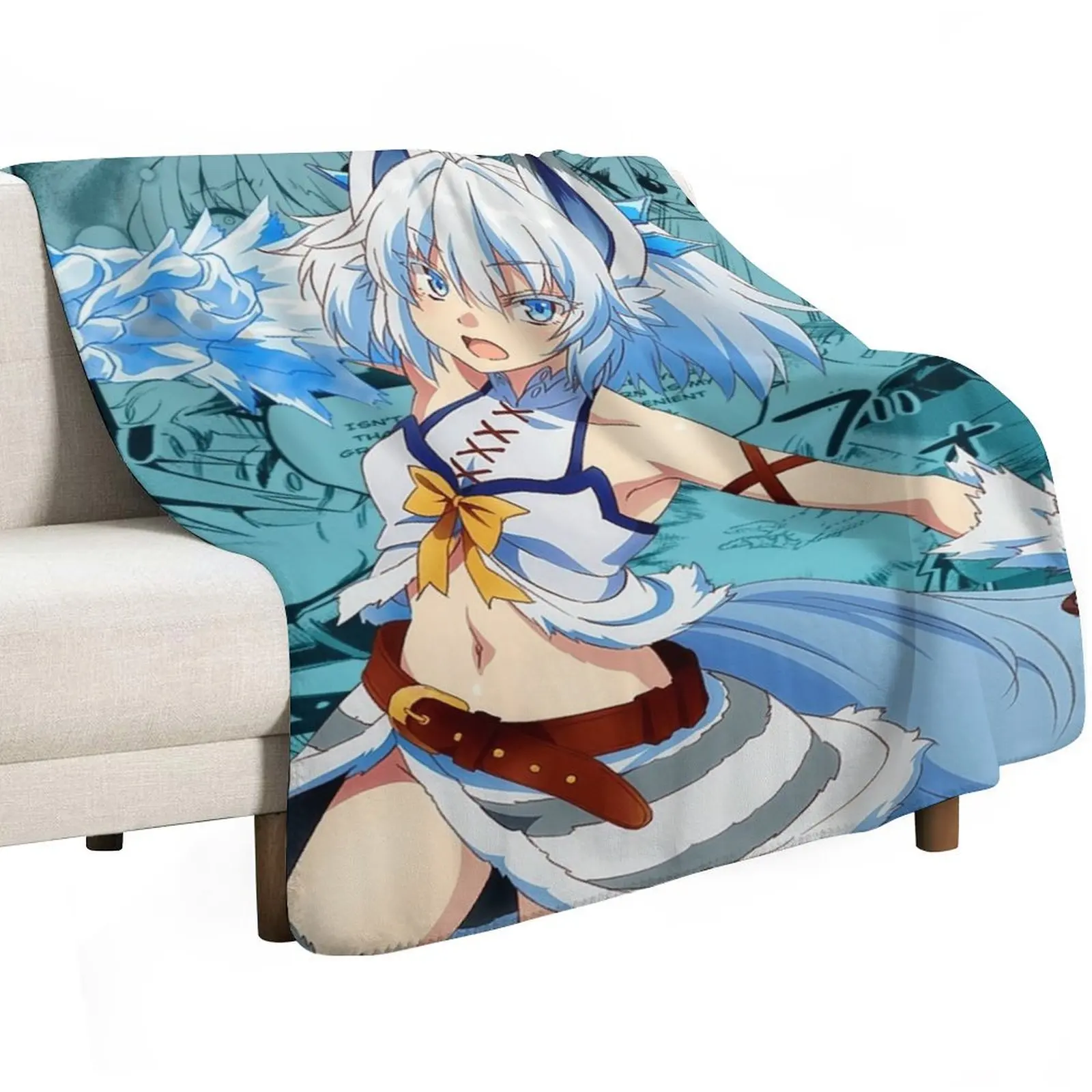 

Setsuna Redo Of Healer Throw Blanket Decorative Sofas decorative Beach Blankets