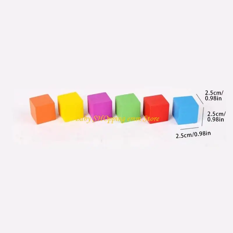 Ensemble blocs éducatifs arc-en-ciel en bois 23GD, 100 pièces, aide à l'apprentissage des mathématiques colorées pour enfants