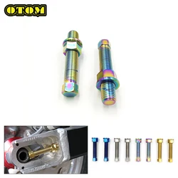 OTOM Motorbike Titanium Alloy Chain Adjuster Bolt M8/M10 Universal Screws For KTM HONDA KAWASAKI SUZUKI YAMAHA Dirt Motorcycle