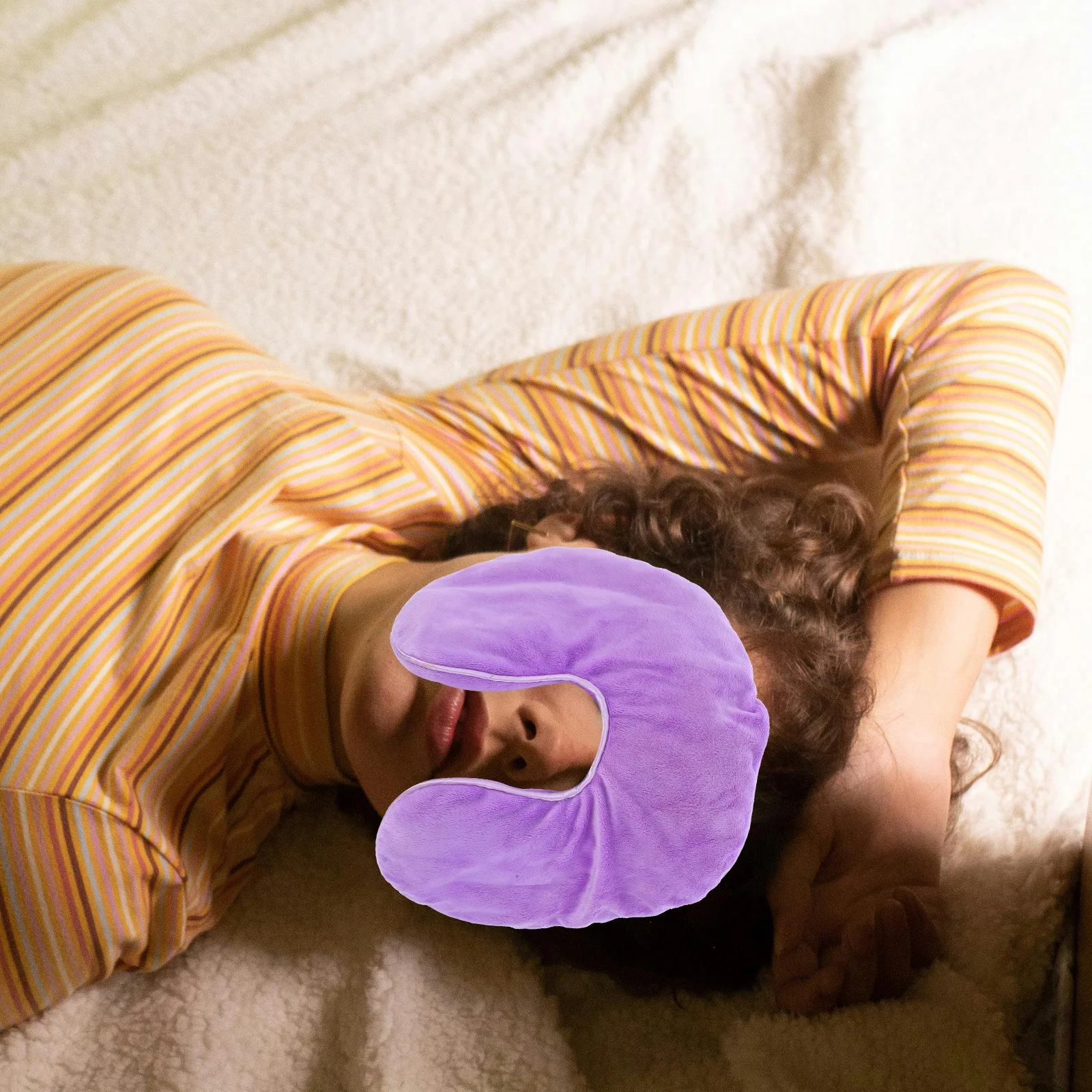 

Универсальная лавандовая маска для глаз, горячая холодная терапия, уменьшение отеков лица, кровообращение, успокаивающее расслабляющее идея подарка