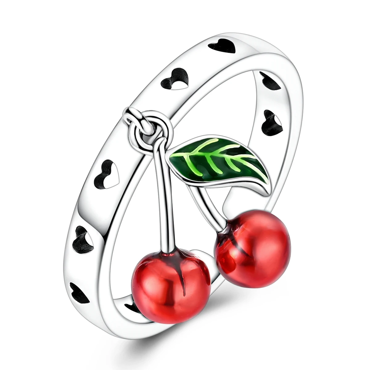 

Cherry 925 Silver Open Ring For Woman Finger Rings Wedding Fashion Jewelry Gift