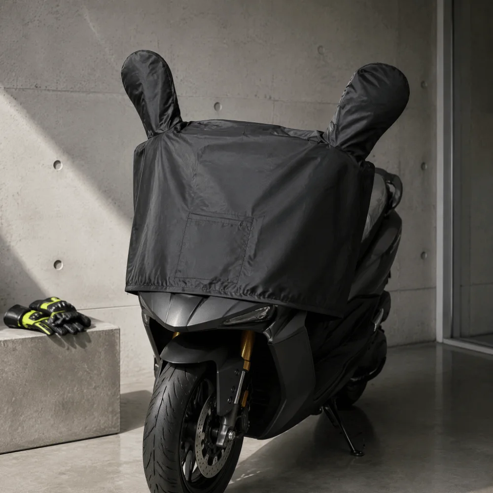 Waterproof Motorcycle Front Fairing Cover Weather Resistant Lightweight Electric Scooter Head Shield Protector Long Lasting