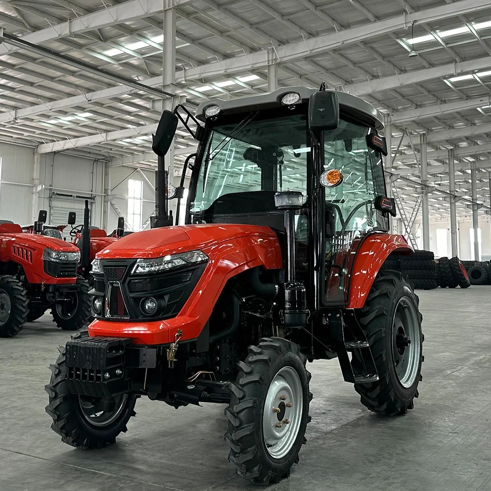 Mini Tractor  50  hp 4 Wheel Drive 4wd Farming Agriculture Compact diesel Farm Tractores Agricolas Tractor