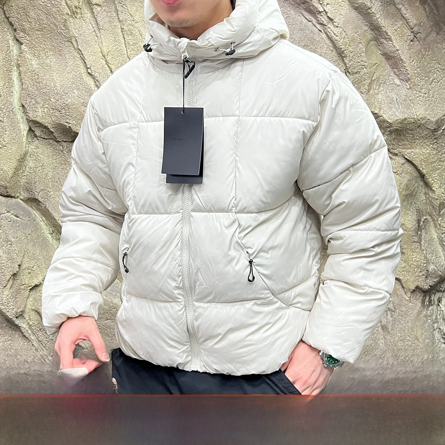 تصميم عصري عالي الفك للخريف والشتاء مبطن من القطن Jaet ملابس خارجية دافئة بقلنسوة للشباب مناسبة لفترة طويلة...