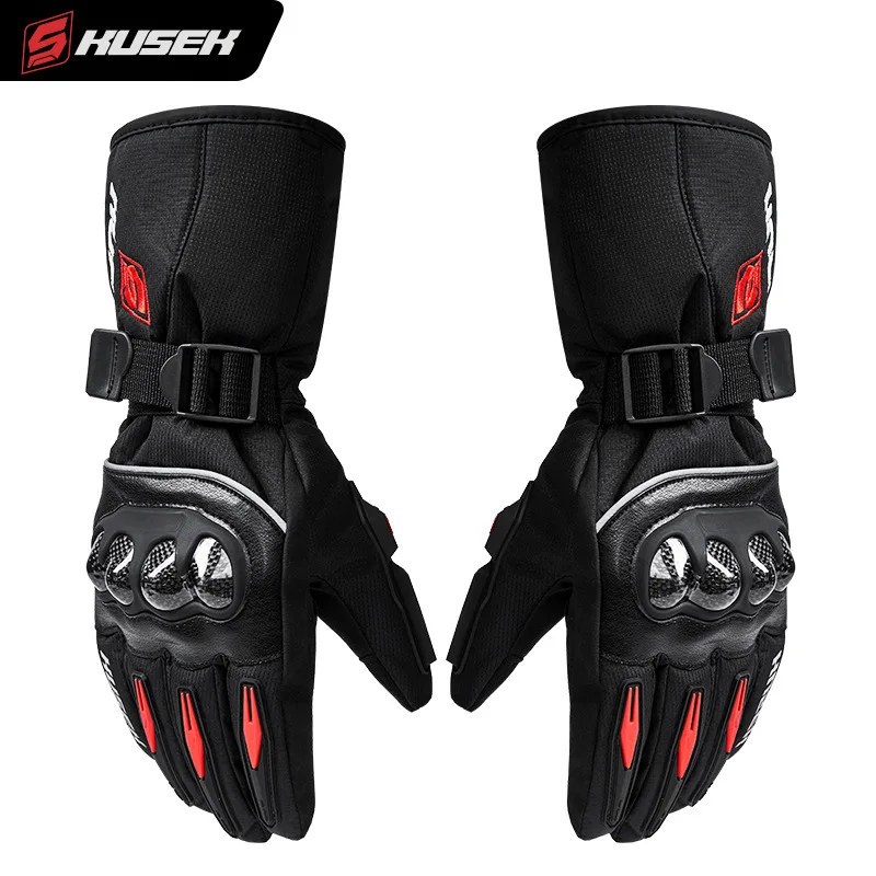 

Motorcycle Riding Gloves, Winter Windproof & Breathable, CE Certified Protection for Men Women