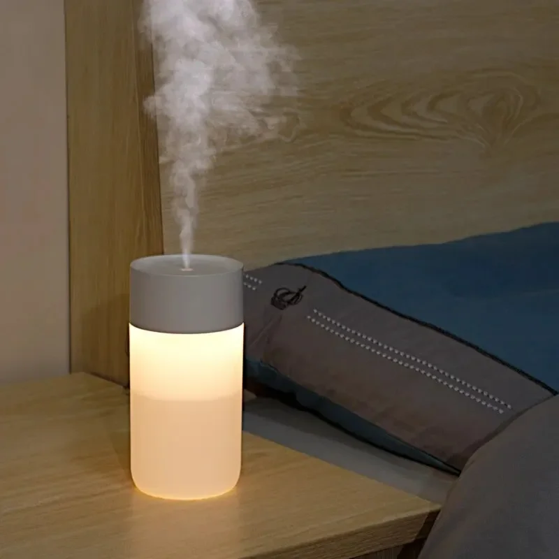 Mini Car Humidifier Office Desktop Large Capacity Aromatreatment Atomizer Fog Air Purifier Night Light