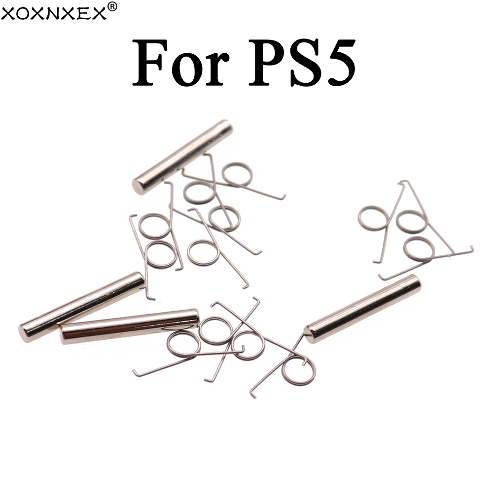 1-10Sets 4 in 1 Stainless Steel Rod Handle Rotating Shaft Axis Springs For PS5 Controller Replacement Kits