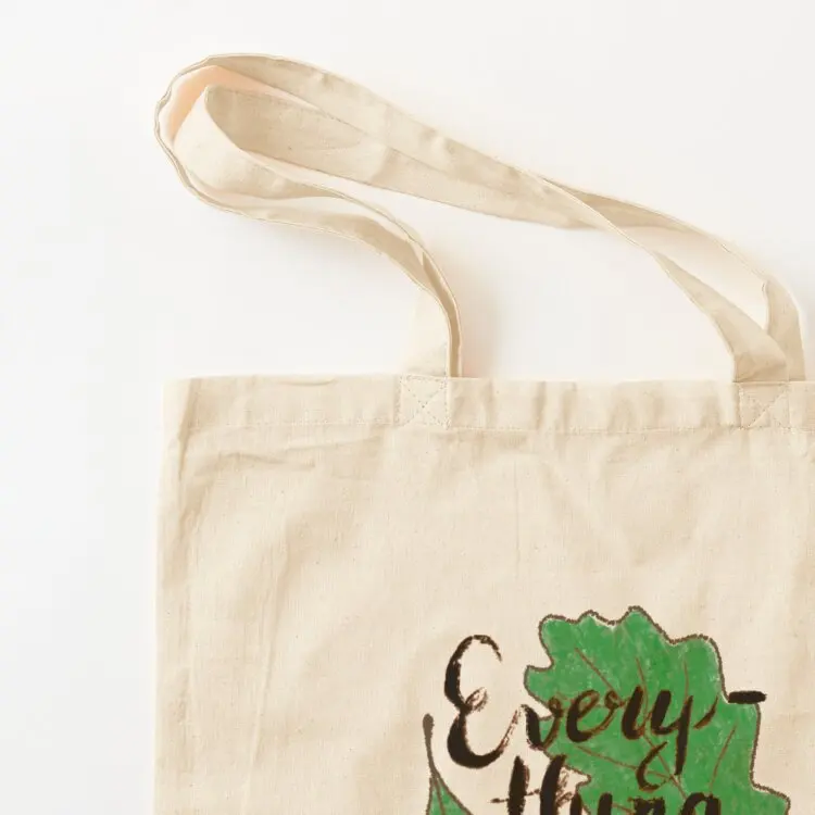 Everything is gonna be O.A.K. Tote Bag eco bag folding Beach bag tote men's Women's shopping