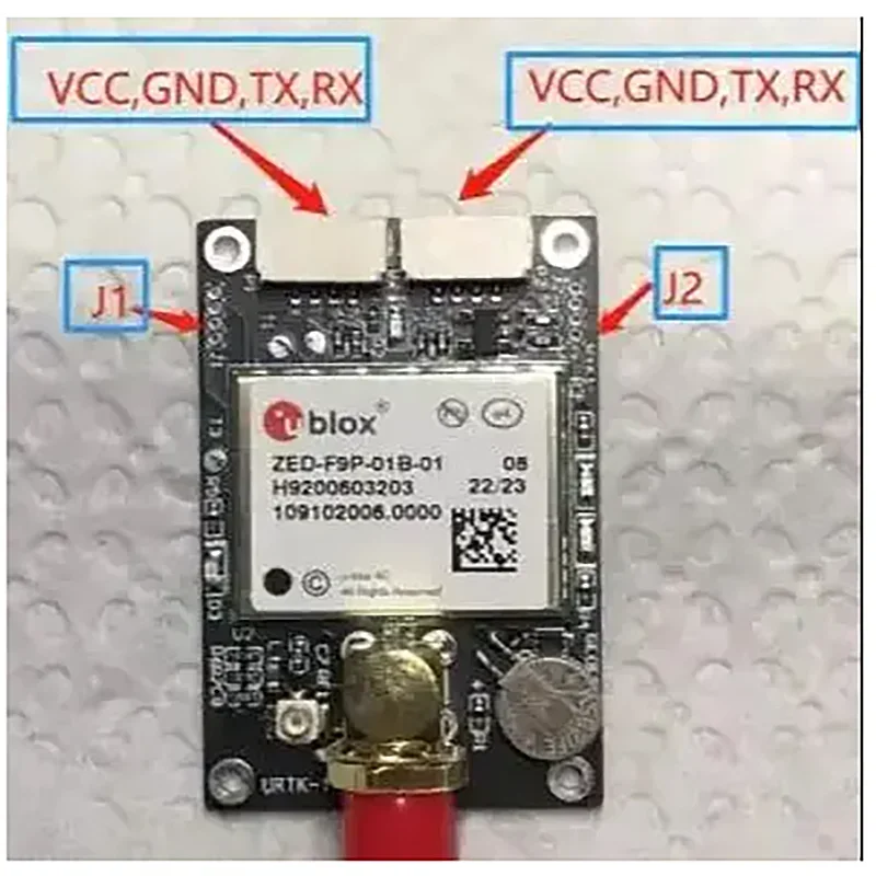 

ZED-F9P-01B-01 RTK differential centimeter-level positioning module GPS navigation module new supply receiver UM980 GNSS board