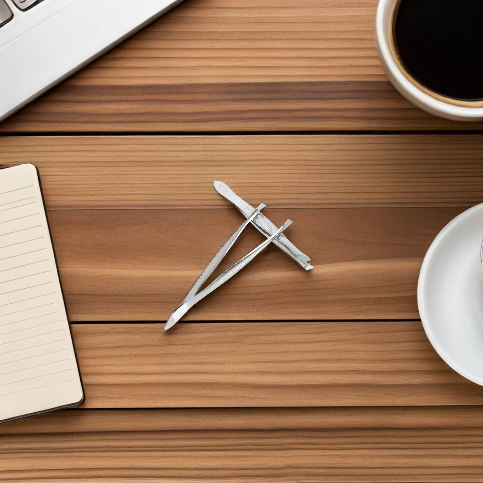 2Pcs Eyebrow Tweezer Stainless Steel Bevel Tip Precision Hair Removal Makeup Clips Bevel Eyebrow Clip Makeup Tool