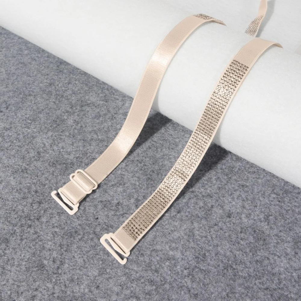 Fashion Sexy Rhinestone Shoulder Strap Detachable Multi-color Bra Shoulder Strap Bra Decorative Strap For Women