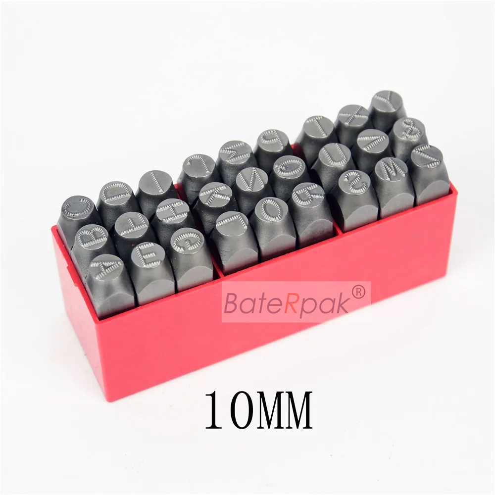 10mm A-Z Dotted steel seal,BateRpak car chassis Steel word punch stamp/matrix do stamp letters,27pcs/box