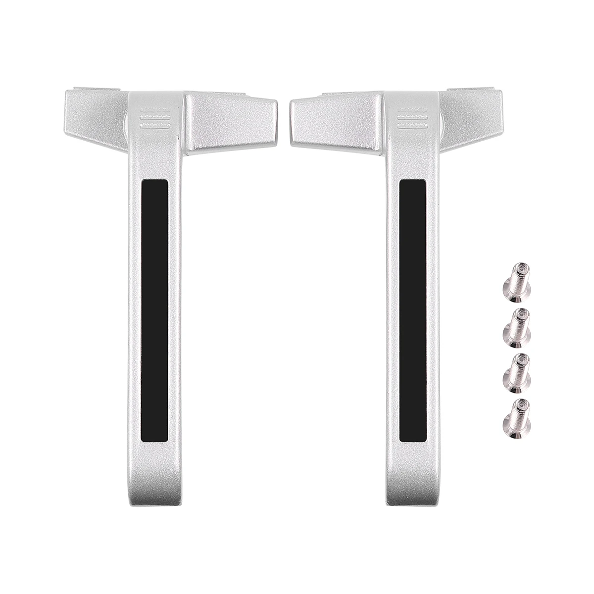 

2pcs Aluminum Window Handle Anti-Slip Inner Sturdy Durable Handle Home Office Decorative Hardware Bedroom Living