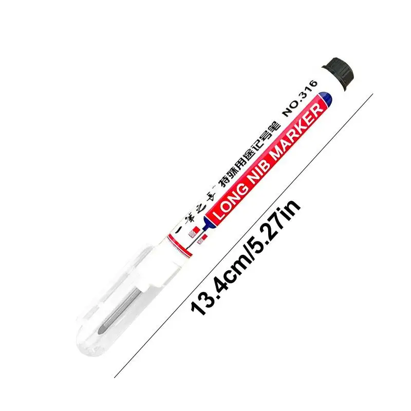 Carpenter Pen Waterproof Quick-Drying Mechanical Carpentry Colorful Marker Pen Multi-purpose Deep Reach Markers For Woodworking