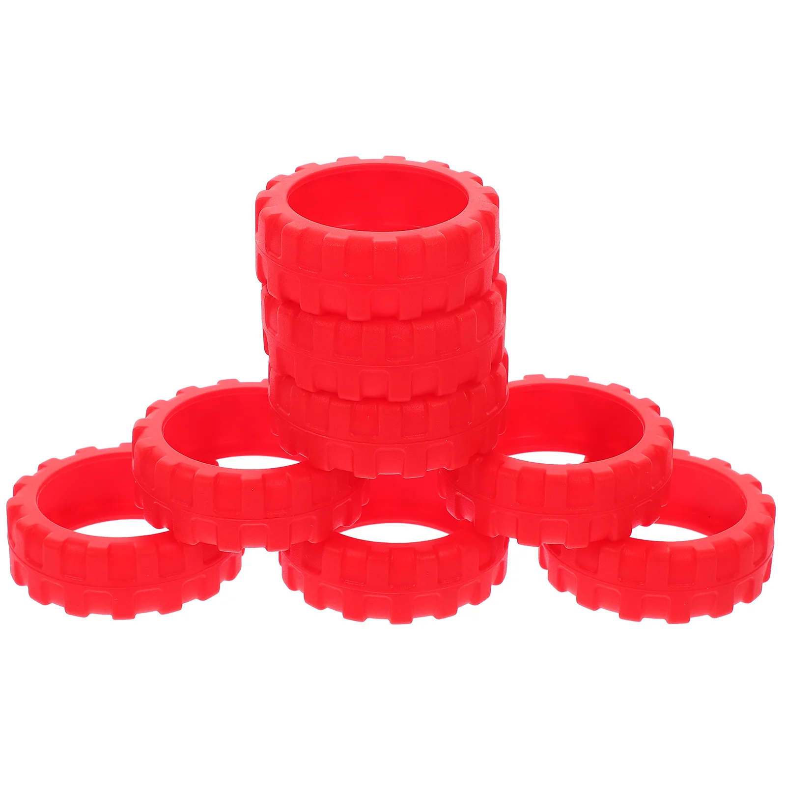 

Luggage Wheel Protectors Cover Pad Hardwood Floors Silicone Wheels Red Silica Gel