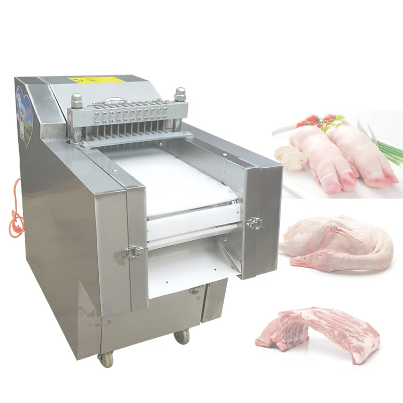 Automatic Dicing Machine For Ribs Chicken Legs Frozen Meat Pig's Trotters Cutting Machine Bone Cutting Machine