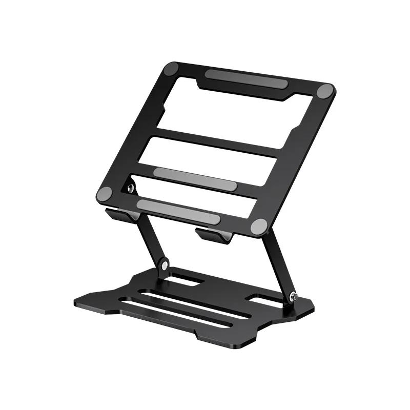 The laptop stand, heat dissipation base, elevated tabletop, metal suspension erection support frame, 360-degree rotation