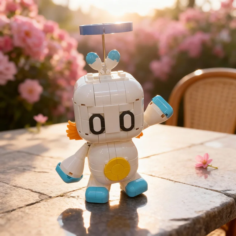 

470 деталей MOC Chao Hero Sonic Adventure 2 The Hedgehog, модель-конструктор, архитектурные блоки, рождественский подарок, развивающая игрушка, кирпичики для детей