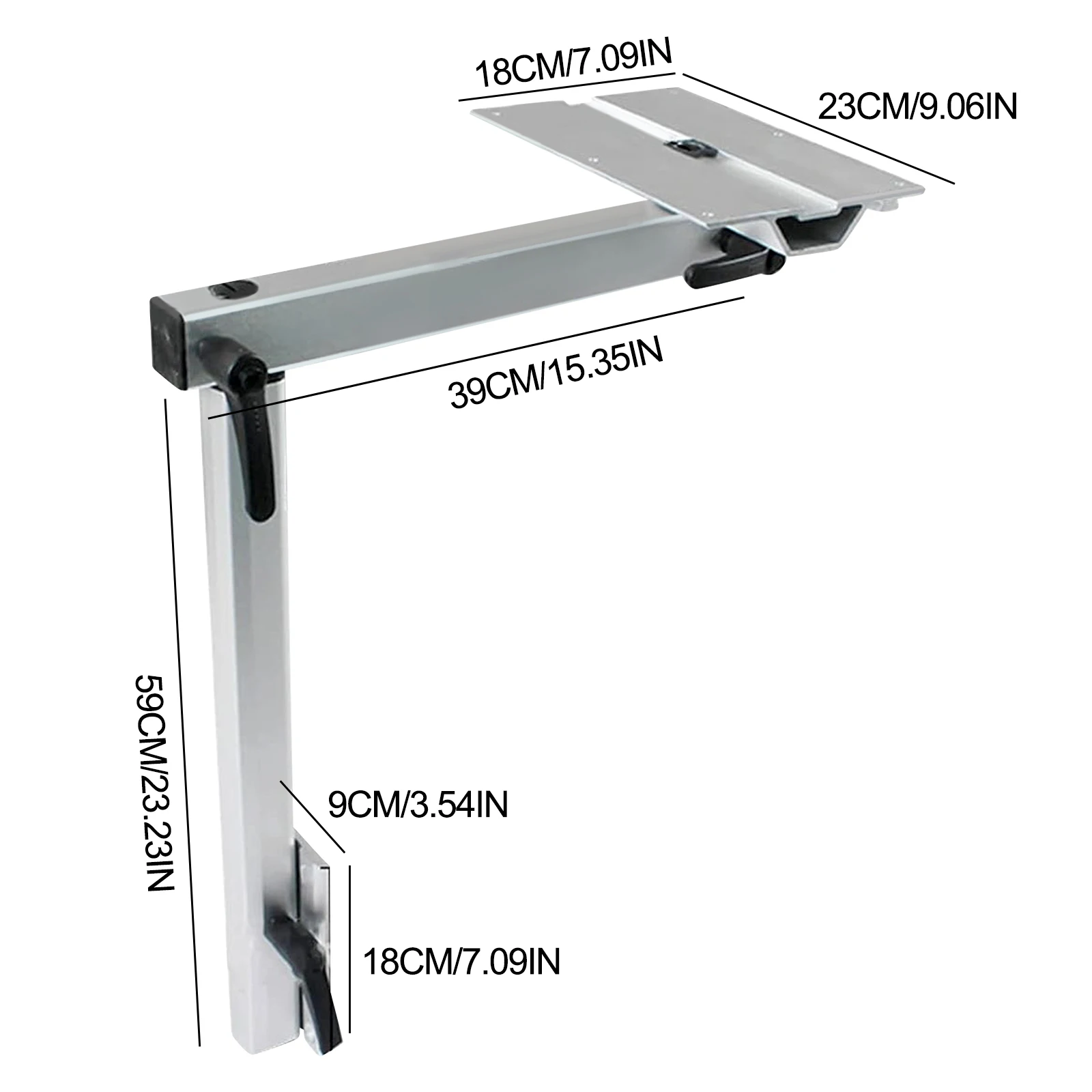 

Aluminum Alloy Removable RV Table Leg 360 Degree Rotation Removable Table Leg RV Accessories for Yachts Caravan Motorhome