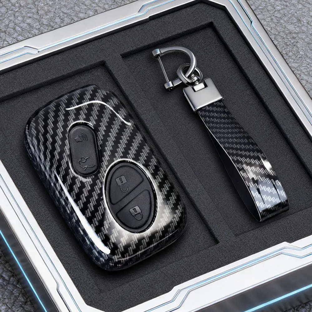 ABS Carbon Fiber Car Key Case Cover For Lexus CT200H GX400 GX460 IS250 IS300C RX270 ES240 ES350 LS460 GS300 450h 460h