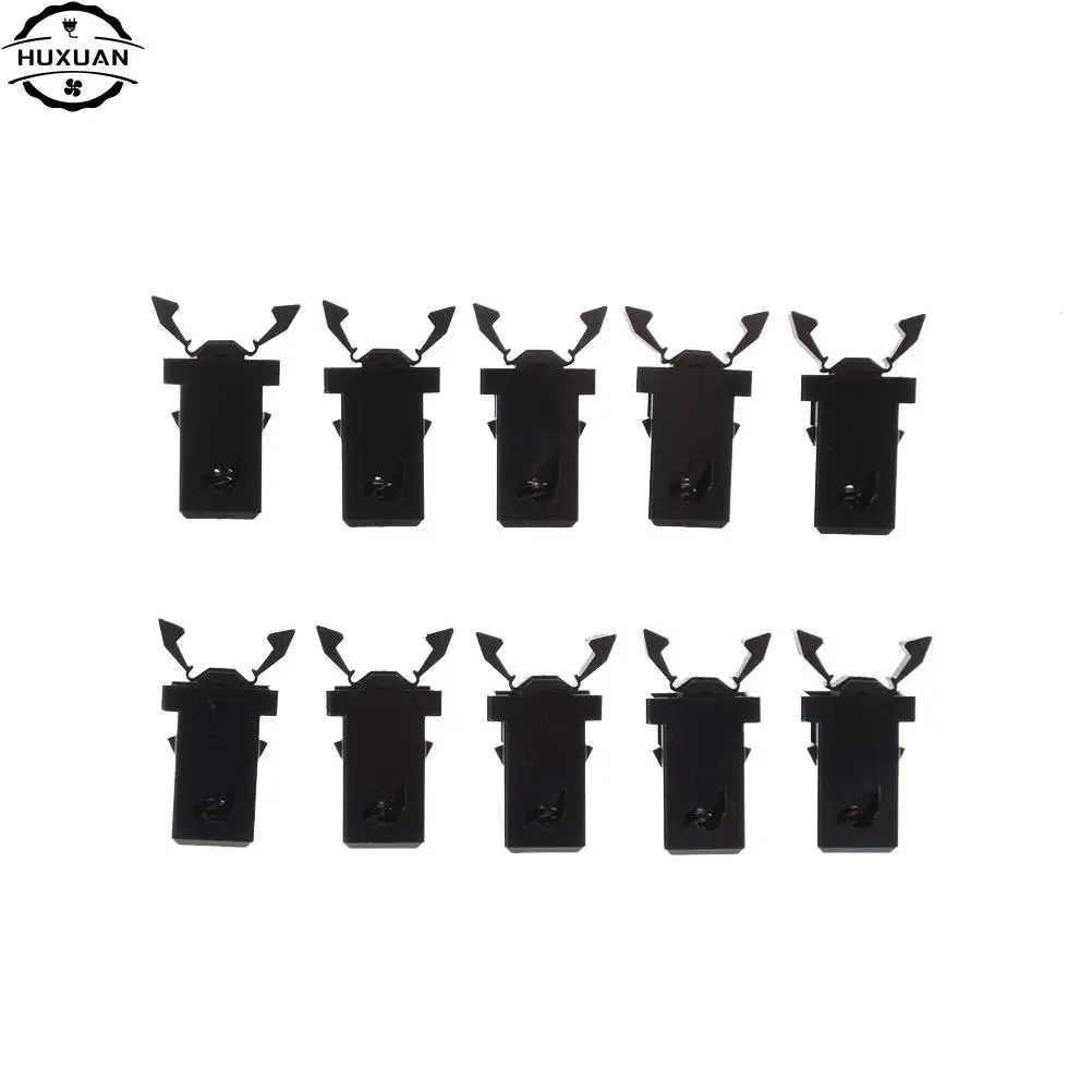 10Pieces Black Small Door Lock Switch Lock For MS Air Conditioner Set Top Box TV EVD DVD Door Cover Model PR-001