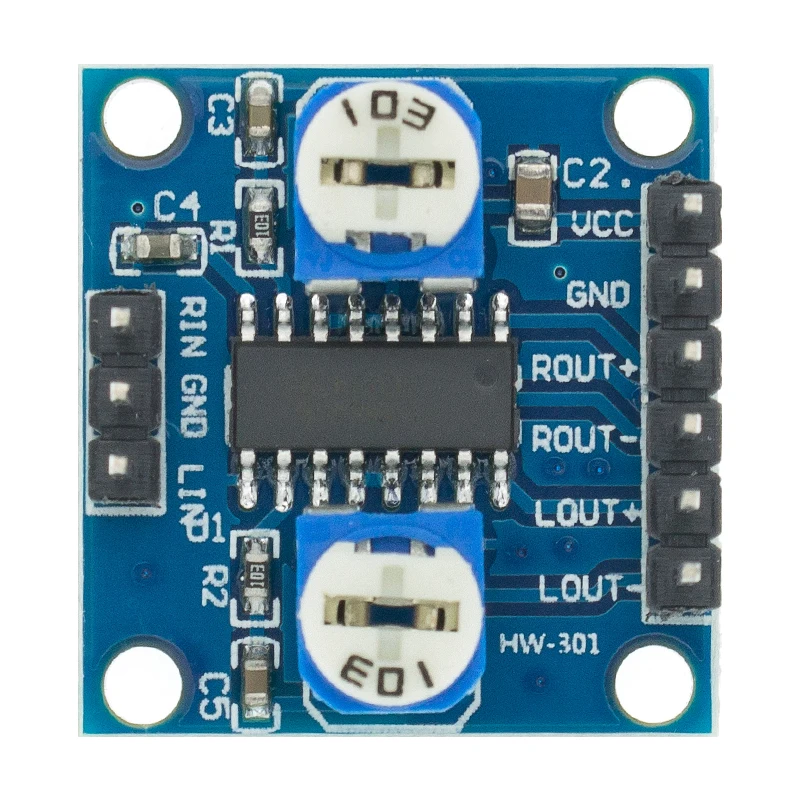 

PAM8406 Digital Amplifier Board With Volume Potentiometer 5Wx2 Stereo M70 D72