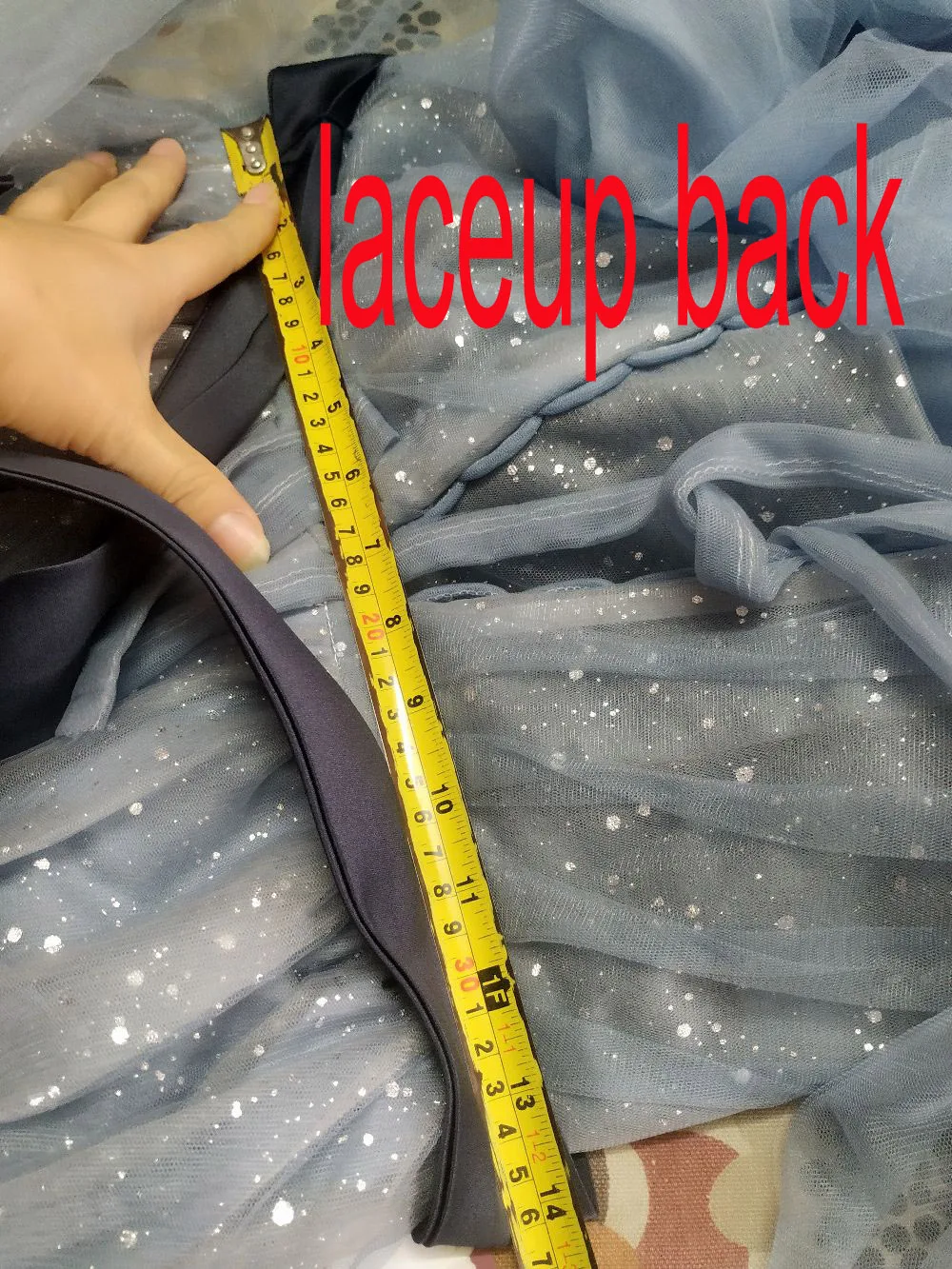 جديد رمادي أزرق طويل عرق سيدة فتاة المرأة الأميرة وصيفه الشرف مأدبة فستان حفلات مساء فستان رسمي المرأة أنيقة #5