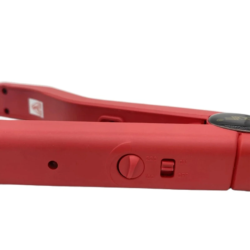 EU plug Red JR609 Quality Black Heat Hair Connector Temperature Controllable Heat Iron Hair Extension Tools Kit image 2