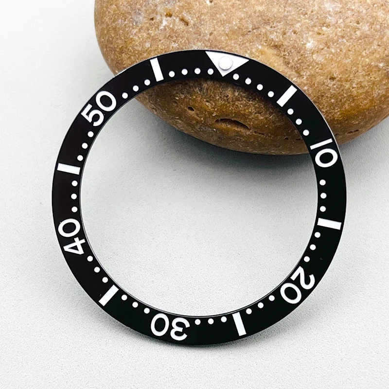 38mm*30.5mm Ceramic Watch Bezel Insert Ring Fits Seiko SPB185 SPB187 Watch Cases Bezel Watch Replacement Parts