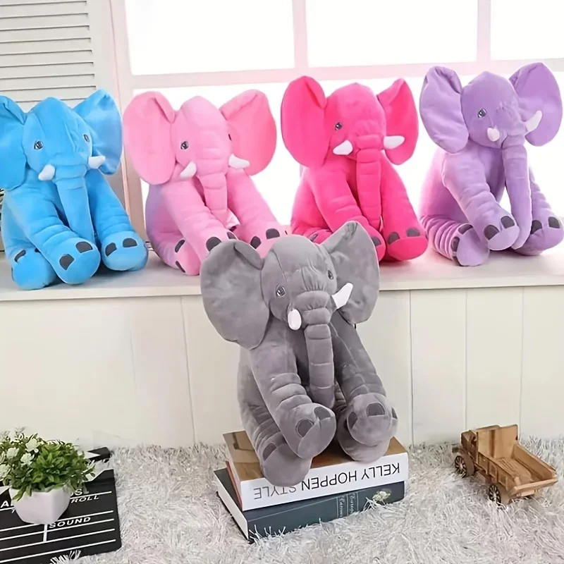 Decorative Plush Toy Ornaments Sleeping Elephant Cartoon Doll Large Pillow Children's Pillow Living Room Decoration