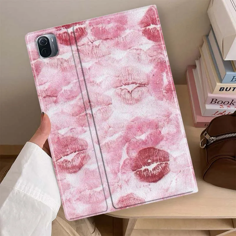 

Stylish Kiss For Xiaomi Redmi Mi Pad 8 7 6 5 4 2 SE K 12.4 11.2 12.1 11 8.8 Pro Max Ultra Inch Tablet Case