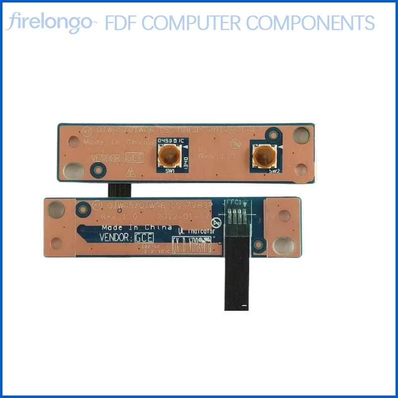 Applicable for Lenovo G580 G585 G480 G485 switch board power button small board LS-7983P