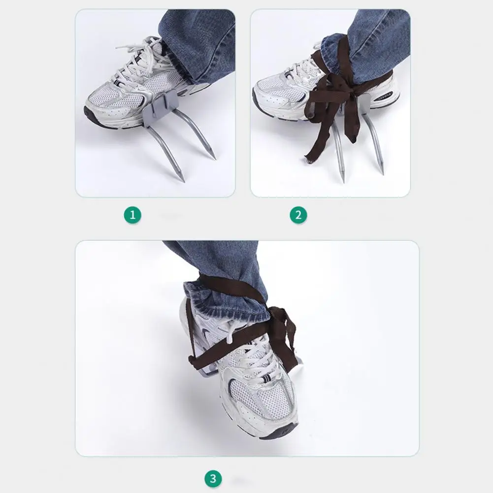 Lightweight Tree Climbing Gear Tree Climbing Shoes Portable Tree Climbing Spikes Set for Outdoor Activities Anti-slip for Fruit