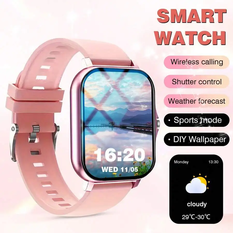Smart Watch With Wireless Calling - Call Answer/Reject, 100+ Sports Modes, Fitness Tracker & Activity Data Tracking,