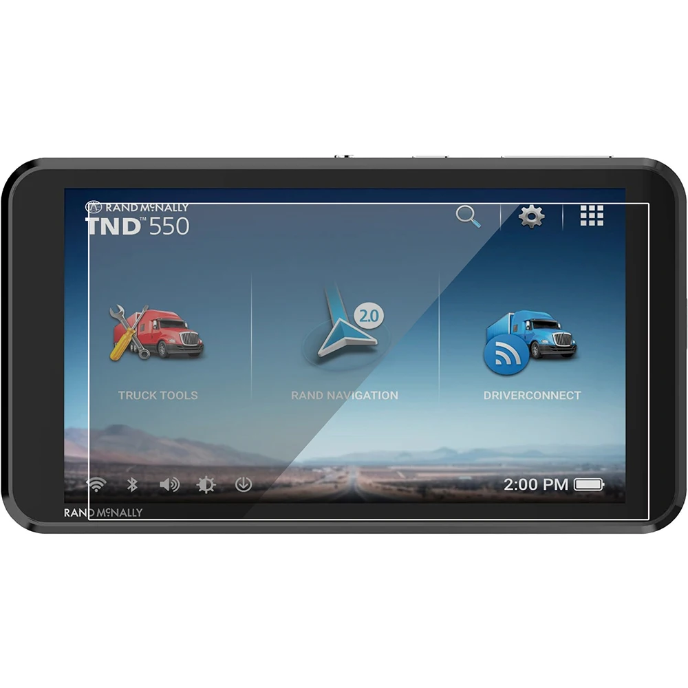 

2 шт. ПЭТ для Rand McNally TND 550 5-дюймовый автомобильный Грузовик RV Автомагнитола видеоплеер GPS-навигация защита экрана