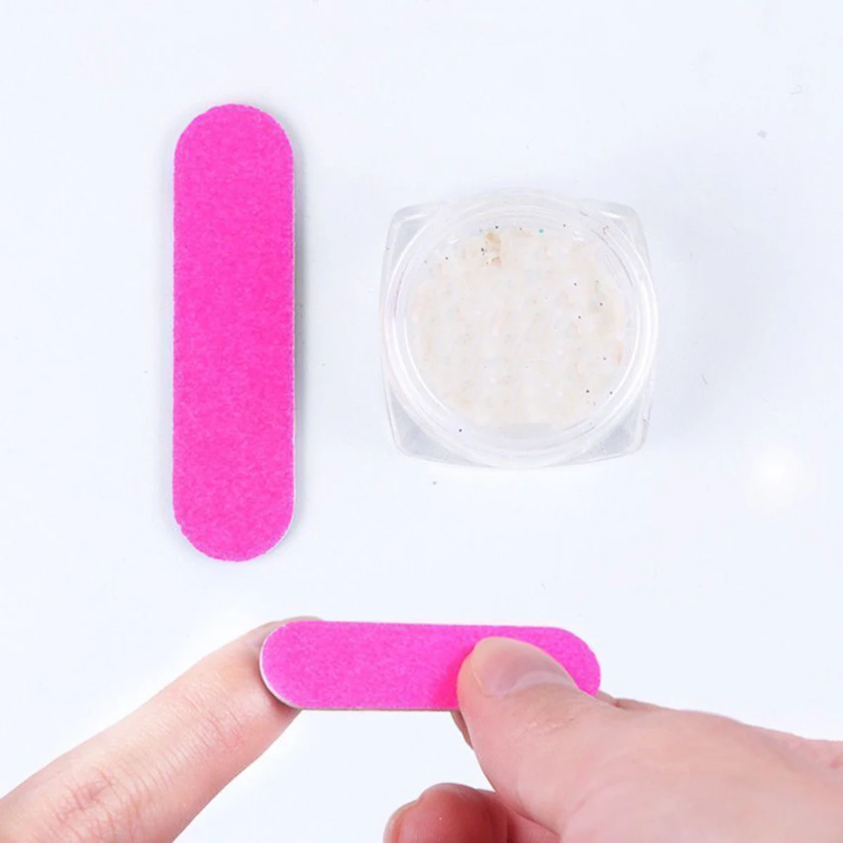 

100 Pieces Of Professional Nail Files Mini Double-sided Nail Files Reusable For Nail Salons And Home Nail File Tools