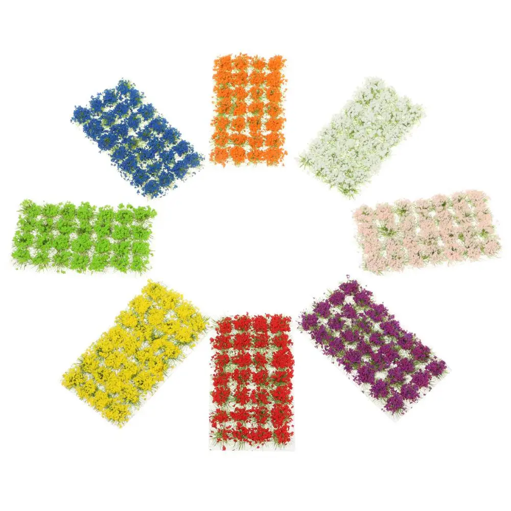 DIY Material Game Sandbox Micro Landscape Flower Cluster Simulation Terrain Production Model Scene Wild Miniature Grass