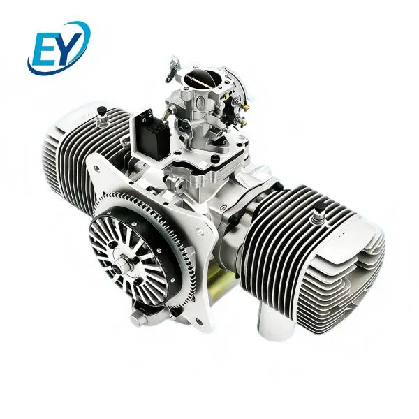 The Dro ne Engine Is A GTT400 Two-stroke 400cc Twin-cylinder Air-cooled  Engine.