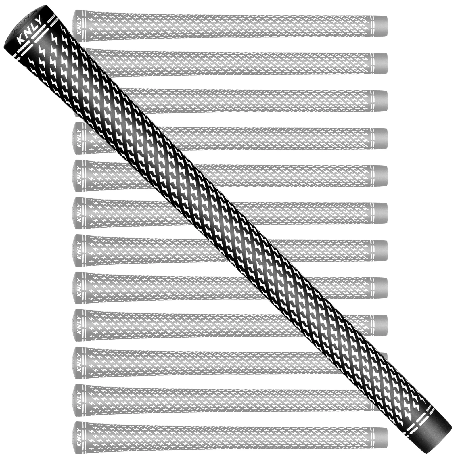 Golf Grips Set of 13-360 Lightning Pattern，All Weather Performance Golf Club Grips ,Anti-Slip, Standard/Midsize